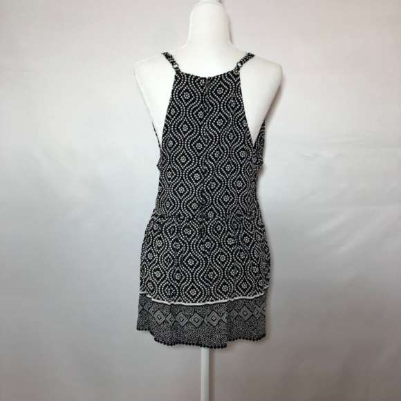 Black & White Border Print Challis Cami Size 2 - Picture 6 of 7
